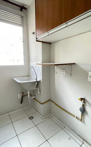 Apartamento para alugar com 40m², 2 quartos e sem vaga Apartamento para alugar com 40m², 2 quartos e sem vagaCozinha e Área de Serviço