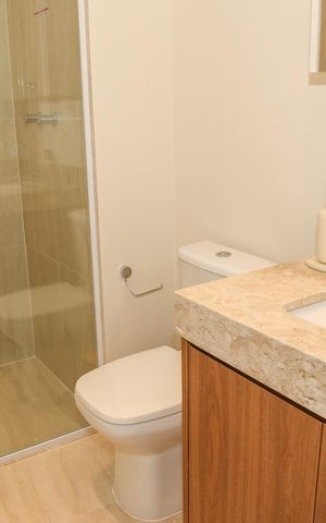 Apartamento para alugar com 41m², 1 quarto e sem vaga Apartamento para alugar com 41m², 1 quarto e sem vagaBanheiro