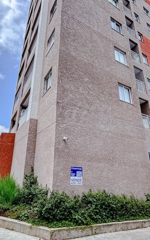 Apartamento à venda com 34m², 2 quartos e 1 vagaFachada com Plaquinha
