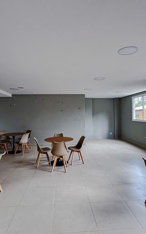 Apartamento à venda com 34m², 2 quartos e 1 vagaÁrea comum - Salão de festas