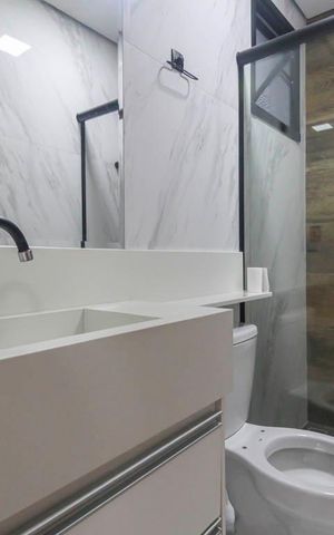 Casa para alugar com 42m², 2 quartos e sem vaga Casa para alugar com 42m², 2 quartos e sem vagaBanheiro