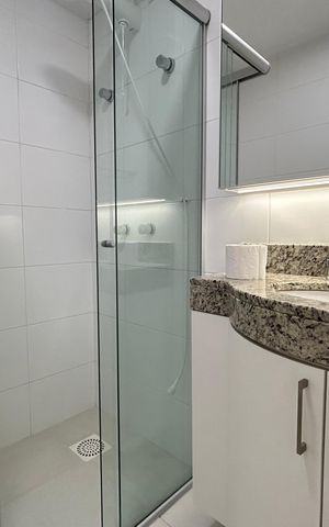 Apartamento para alugar com 70m², 2 quartos e 1 vaga Apartamento para alugar com 70m², 2 quartos e 1 vagaBanheiro