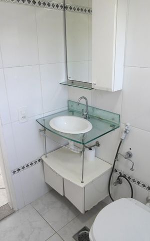 Apartamento à venda com 65m², 2 quartos e 2 vagas Apartamento à venda com 65m², 2 quartos e 2 vagasBanheiro