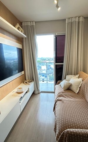 Apartamento para alugar com 52m², 2 quartos e 1 vagaSala