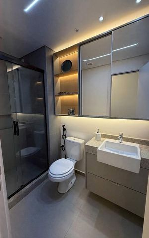 Apartamento à venda com 71m², 2 quartos e 1 vaga Apartamento à venda com 71m², 2 quartos e 1 vagaBanheiro