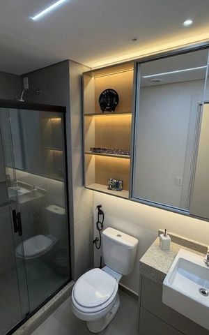 Apartamento à venda com 71m², 2 quartos e 1 vaga Apartamento à venda com 71m², 2 quartos e 1 vagaBanheiro