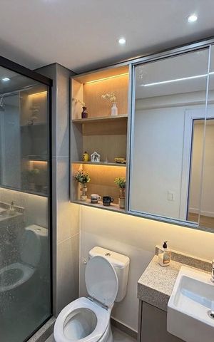 Apartamento à venda com 71m², 2 quartos e 1 vaga Apartamento à venda com 71m², 2 quartos e 1 vagaBanheiro