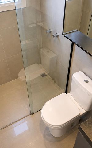 Apartamento para alugar com 53m², 1 quarto e 1 vaga Apartamento para alugar com 53m², 1 quarto e 1 vagaBanheiro da suíte