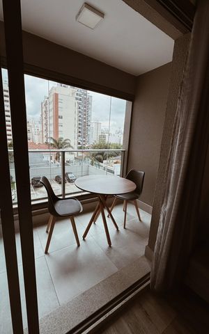 Apartamento para alugar com 30m², 1 quarto e sem vaga Apartamento para alugar com 30m², 1 quarto e sem vagaVaranda