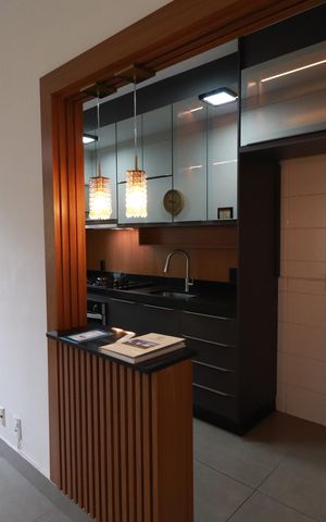 Apartamento para alugar com 63m², 2 quartos e 2 vagasCozinha 