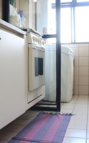 Apartamento à venda com 53m², 2 quartos e 2 vagasCozinha e Área de Serviço