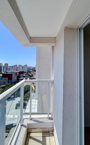 Apartamento à venda com 40m², 1 quarto e 1 vagaVaranda