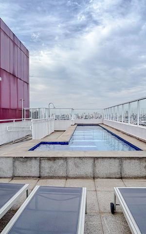 Apartamento à venda com 40m², 1 quarto e 1 vagaÁrea comum - Piscina