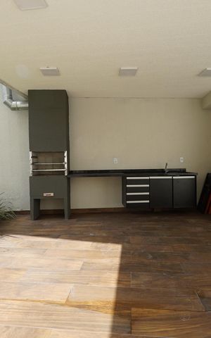 Studio para alugar com 26m², 1 quarto e sem vagaChurrasqueira