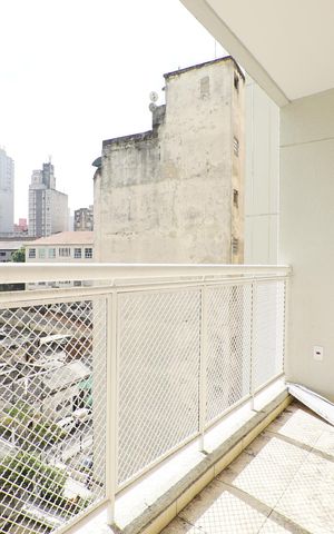 Studio para alugar com 26m², 1 quarto e sem vagaVaranda