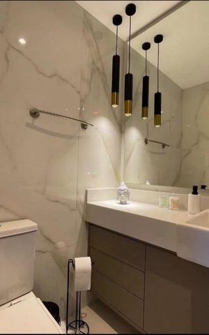 Apartamento à venda com 174m², 3 quartos e 2 vagas Apartamento à venda com 174m², 3 quartos e 2 vagasBanheiro