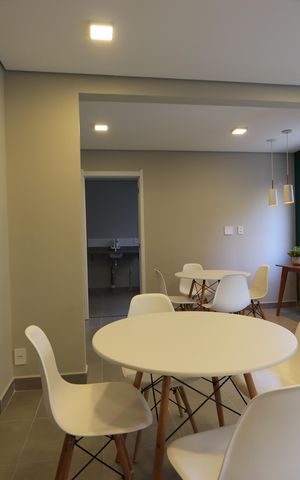 Apartamento para alugar com 32m², 1 quarto e sem vagaÁrea comum - Salão de festas