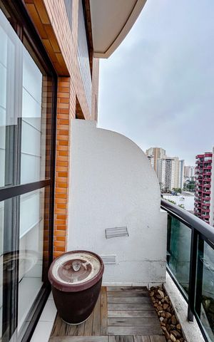 Apartamento à venda com 82m², 1 quarto e 2 vagasVaranda