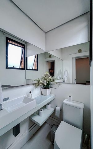 Apartamento à venda com 82m², 1 quarto e 2 vagasLavabo