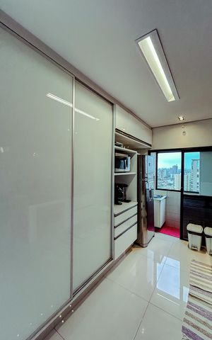 Apartamento à venda com 82m², 1 quarto e 2 vagasCozinha