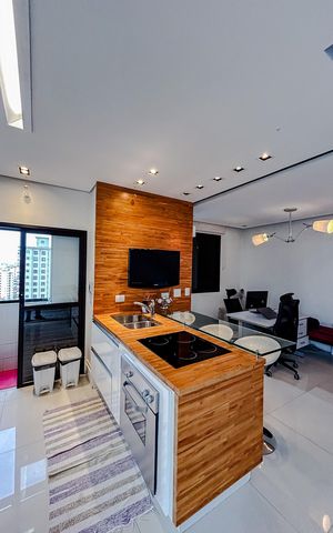 Apartamento à venda com 82m², 1 quarto e 2 vagasCozinha