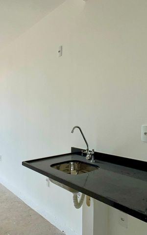 Studio à venda com 26m², 1 quarto e sem vaga Studio à venda com 26m², 1 quarto e sem vagaCozinha