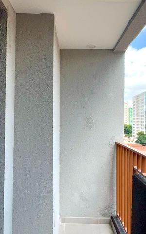 Studio à venda com 26m², 1 quarto e sem vaga Studio à venda com 26m², 1 quarto e sem vagaVaranda
