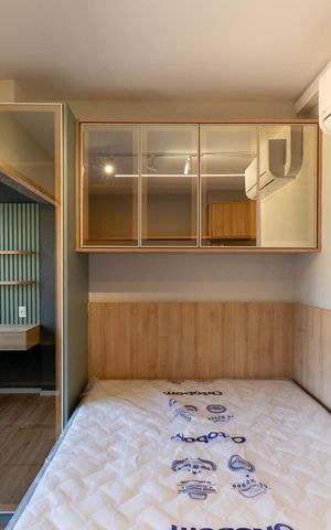 Studio para alugar com 24m², 1 quarto e sem vaga Studio para alugar com 24m², 1 quarto e sem vagaQuarto