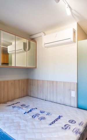 Studio para alugar com 24m², 1 quarto e sem vaga Studio para alugar com 24m², 1 quarto e sem vagaQuarto