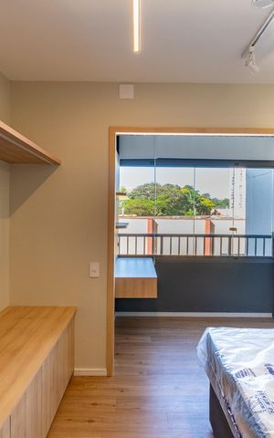 Studio para alugar com 24m², 1 quarto e sem vaga Studio para alugar com 24m², 1 quarto e sem vagaQuarto