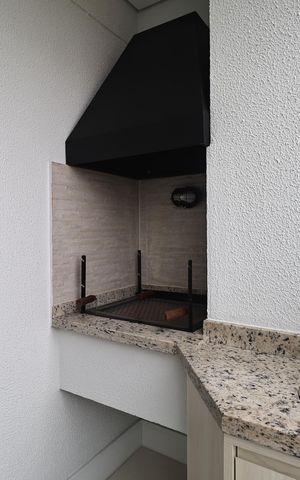 Apartamento à venda com 64m², 2 quartos e 1 vagaSacada gourmet 