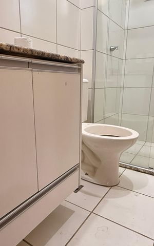Apartamento à venda com 77m², 3 quartos e 2 vagasBanheiro Social