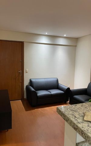 Apartamento para alugar com 40m², 1 quarto e 1 vaga