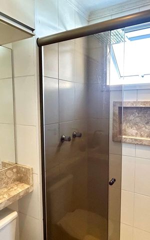 Apartamento para alugar com 61m², 2 quartos e 1 vaga Apartamento para alugar com 61m², 2 quartos e 1 vagaBanheiro da Suíte