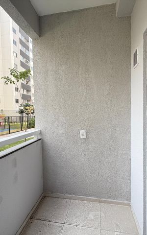 Apartamento à venda com 43m², 2 quartos e sem vagaÁrea de Serviço/ Sacada