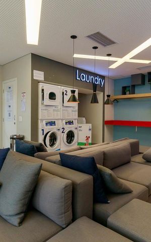Apartamento à venda com 49m², 1 quarto e 1 vaga Apartamento à venda com 49m², 1 quarto e 1 vagaÁrea Comum - Lavanderia