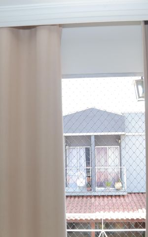 Casa de condomínio à venda com 63m², 2 quartos e 1 vaga Casa de condomínio à venda com 63m², 2 quartos e 1 vagaVista da sacada do quarto 1