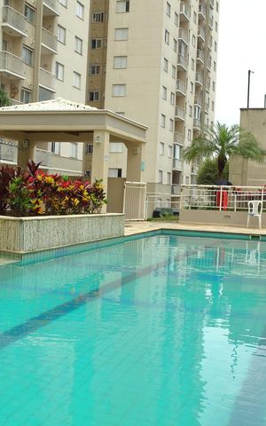 Apartamento para alugar com 48m², 2 quartos e 2 vagasÁrea comum - Piscina