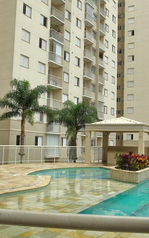 Apartamento para alugar com 48m², 2 quartos e 2 vagasÁrea comum - Piscina