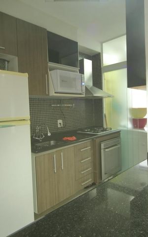 Apartamento para alugar com 48m², 2 quartos e 2 vagasCozinha 