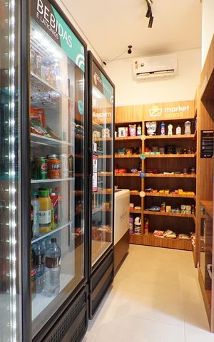Apartamento para alugar com 39m², 2 quartos e 1 vagaMini mercado