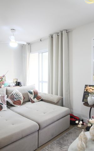 Apartamento à venda com 66m², 2 quartos e 2 vagasSala