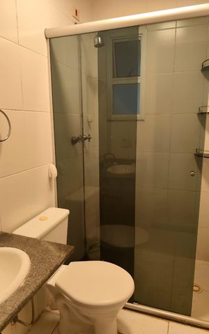 Apartamento para alugar com 64m², 3 quartos e 1 vaga Apartamento para alugar com 64m², 3 quartos e 1 vagaBanheiro 1