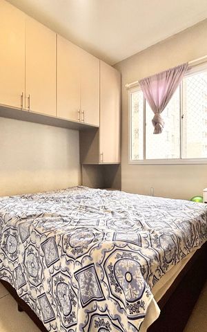 Apartamento à venda com 47m², 2 quartos e 1 vaga Apartamento à venda com 47m², 2 quartos e 1 vagaQuarto