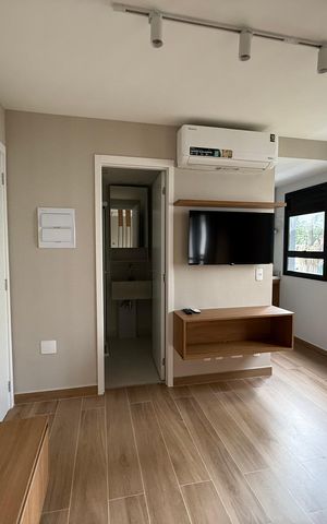 Studio para alugar com 28m², 1 quarto e sem vaga