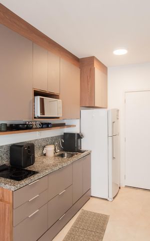Studio à venda com 27m², 1 quarto e sem vaga Studio à venda com 27m², 1 quarto e sem vagaCozinha