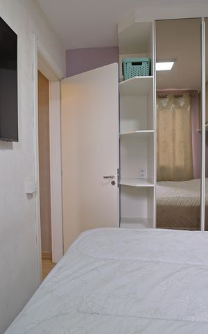 Apartamento à venda com 41m², 2 quartos e 1 vagaQuarto 2