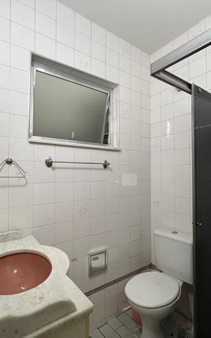 Apartamento para alugar com 61m², 2 quartos e sem vaga Apartamento para alugar com 61m², 2 quartos e sem vagaBanheiro 1