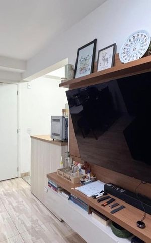 Apartamento à venda com 42m², 1 quarto e 1 vagaSala