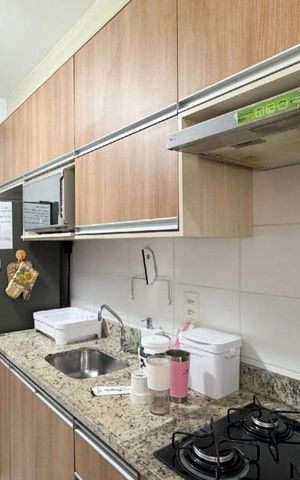 Apartamento à venda com 42m², 1 quarto e 1 vagaCozinha